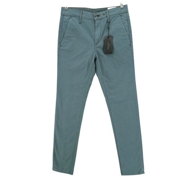 RAG & BONE Mens Fit 1 Extra Slim Classic Chino Pants Fatigue Green Size 31
